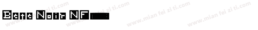 Bete Noir NF字体转换